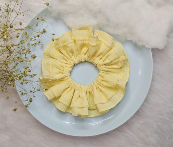 Sunlit Ruffle Scrunchie